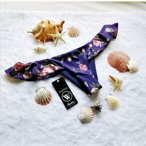 NWT Wildfox Gypsy Flwers Chky Ruffle Brazil Bottom